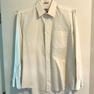 Yves Saint Laurent white long sleeve button up
